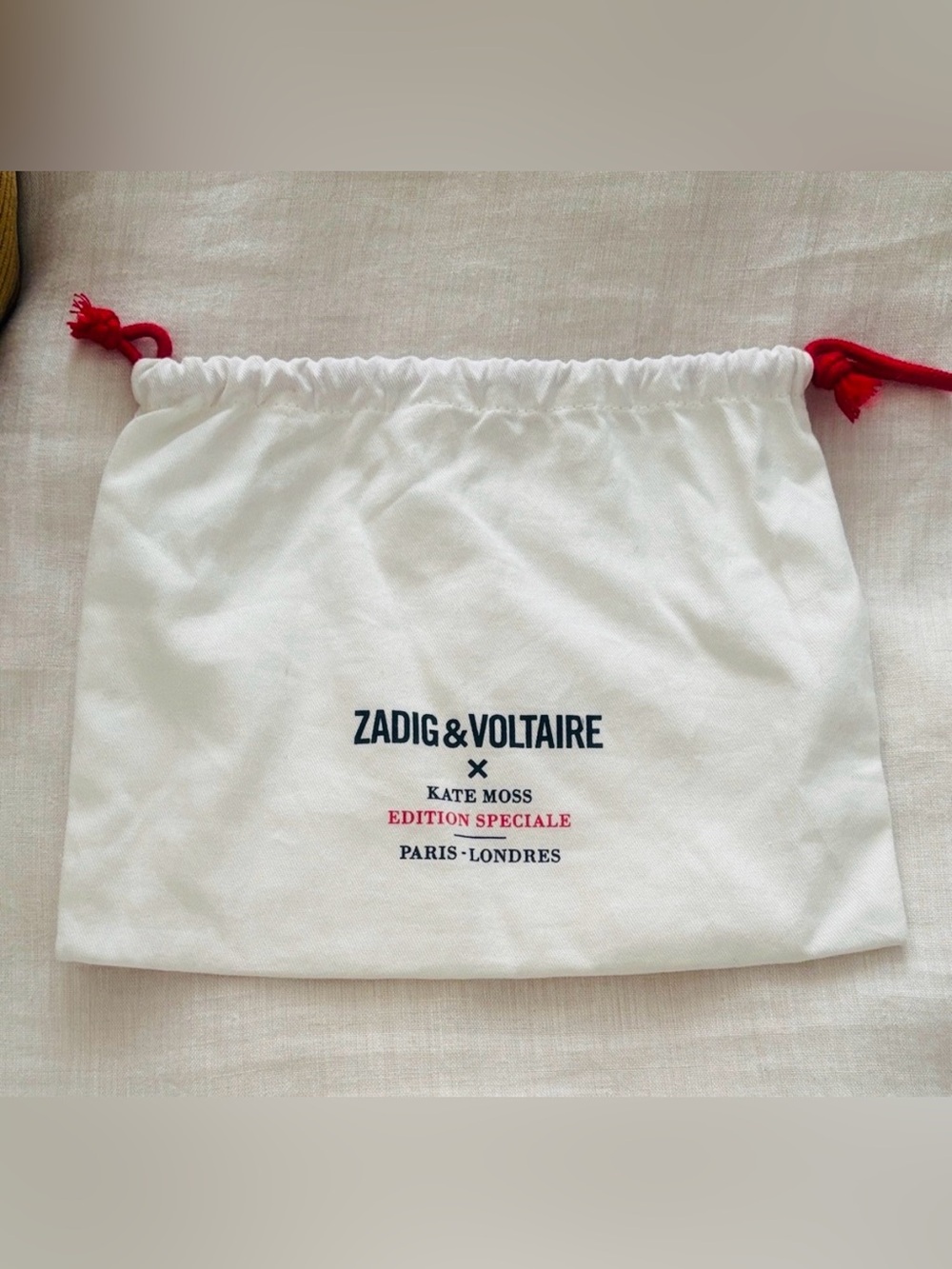 Zadig & Voltaire x Kate Moss Special Edition Dust Bag Pouch